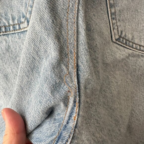 Denim Forum Aritzia The Joni High Rise Loose 29L Denim Jeans Pants US 30 - Picture 10 of 15